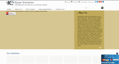Desktop Screenshot of kumarenterprises.co.in