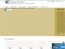 Tablet Screenshot of kumarenterprises.co.in